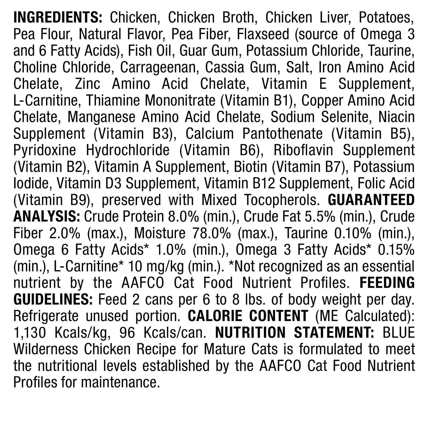 Blue Buffalo Wilderness High Protein Grain Free Wet Cat Food - Healthber