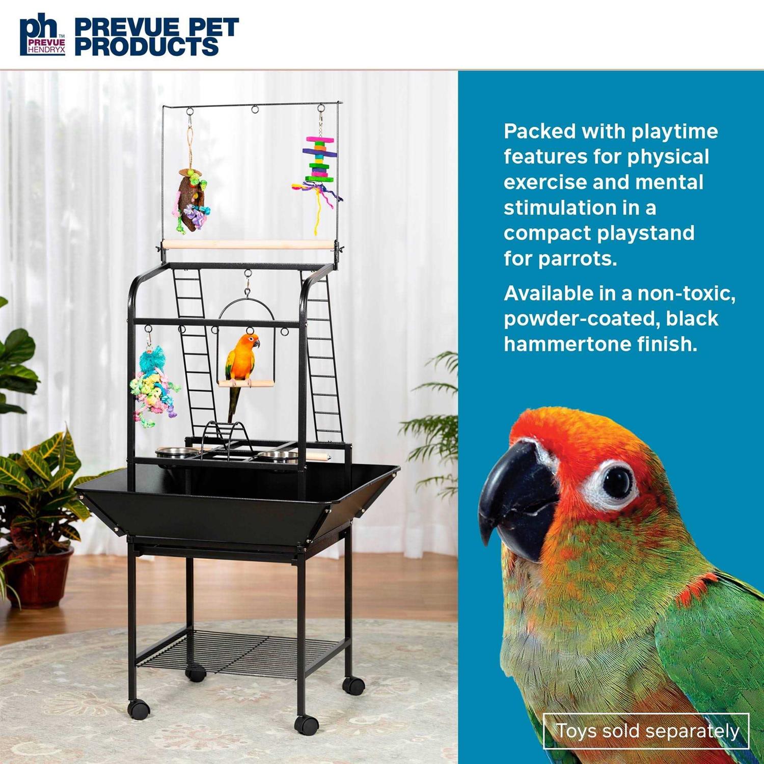 Prevue Pet Small Parrot Playstand - Healthber