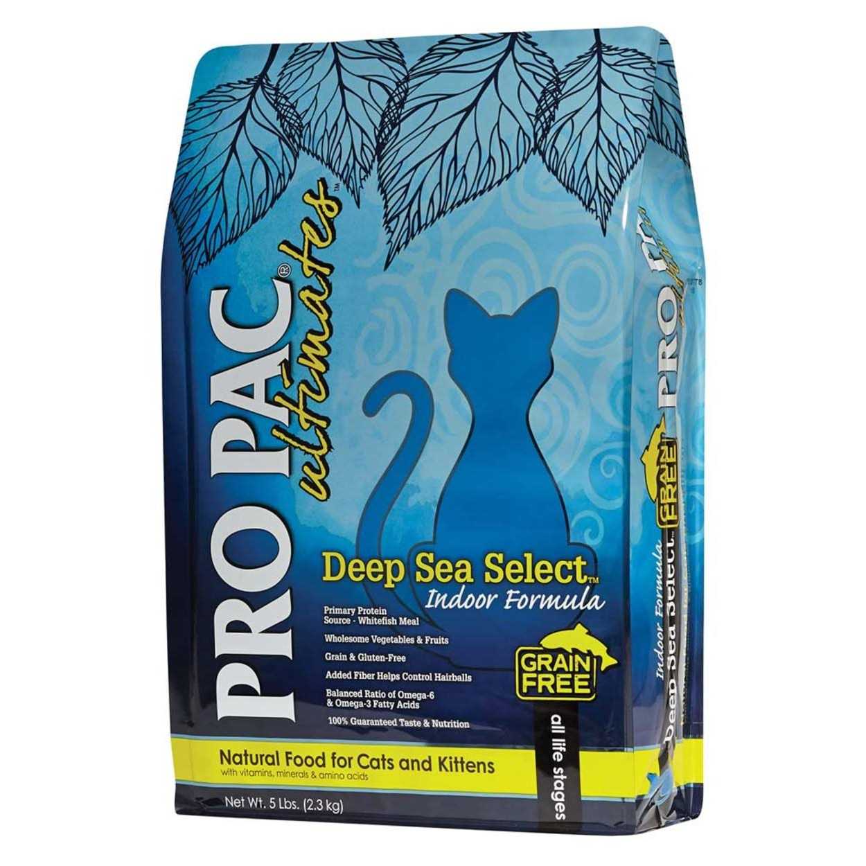 Pro Pac Ultimates Deep Sea Select Grain Free Indoor Dry Cat Food - Healthber