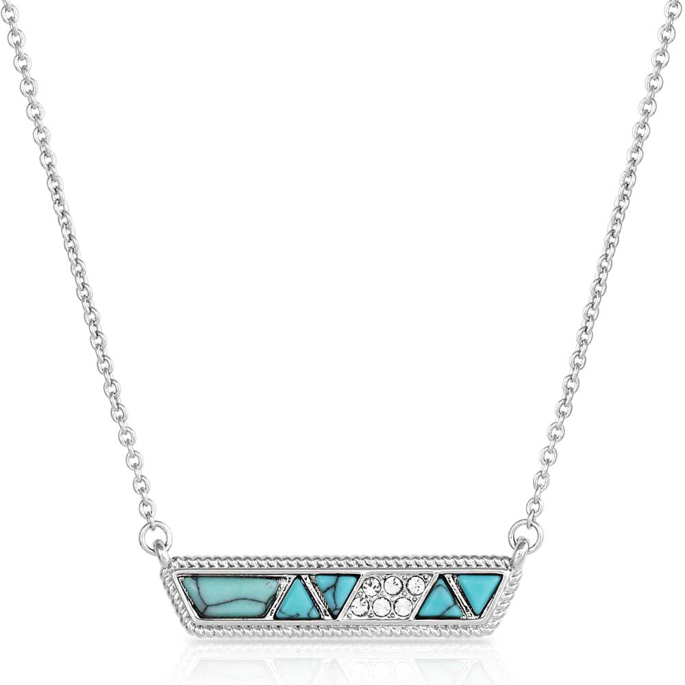High Noon Cobblestone Bar Necklace - Healthber