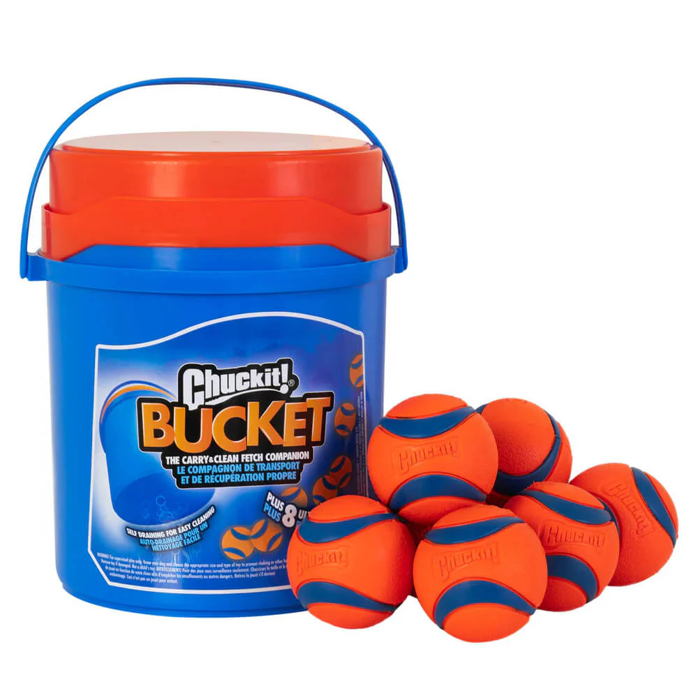 Chuckit! Bucket with Ultra Balls - Healthber