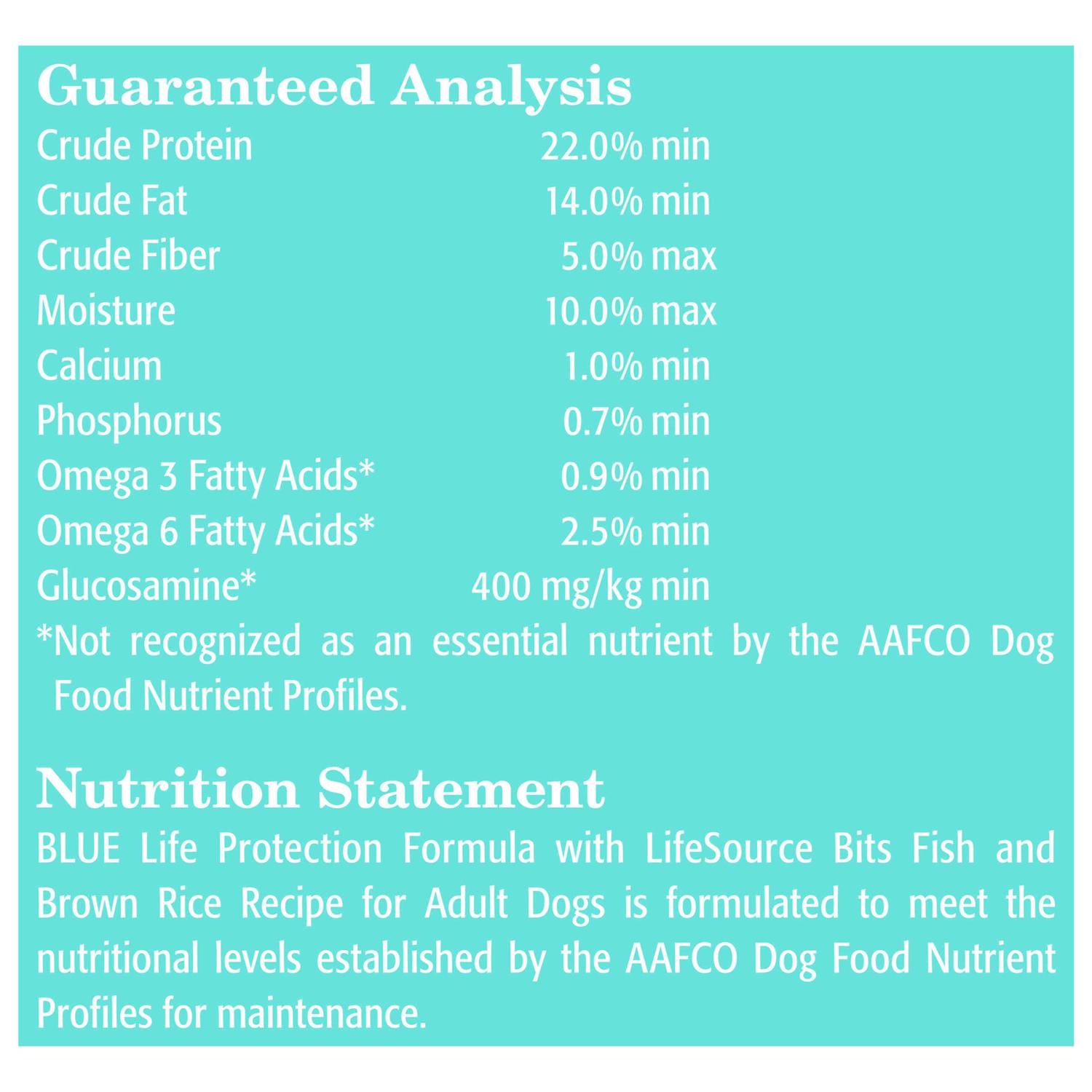 Blue Buffalo Life Protection Formula Fish & Brown Rice Adult Dry Dog Food - Healthber