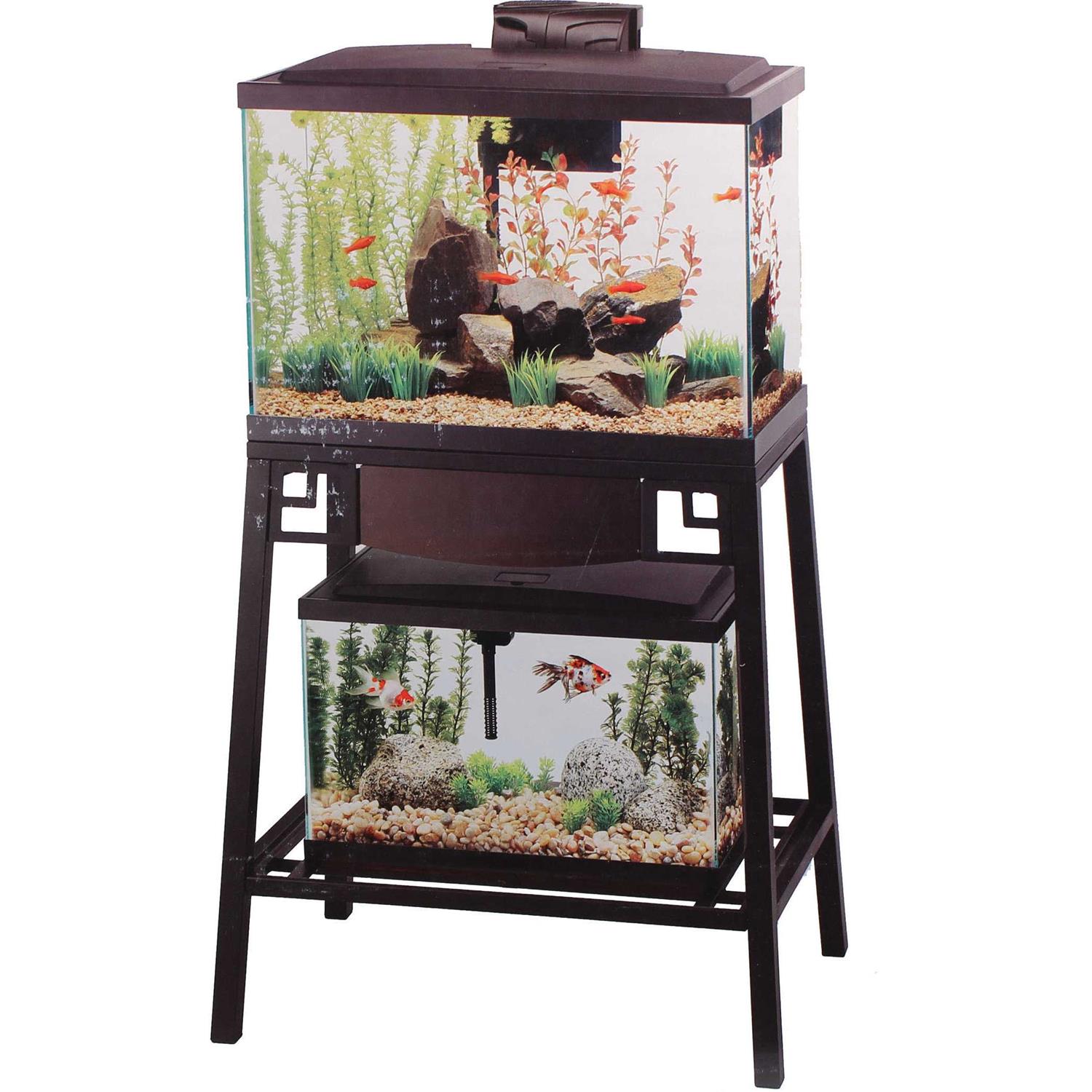 Aqueon Forge Metal Aquarium Stand - Healthber