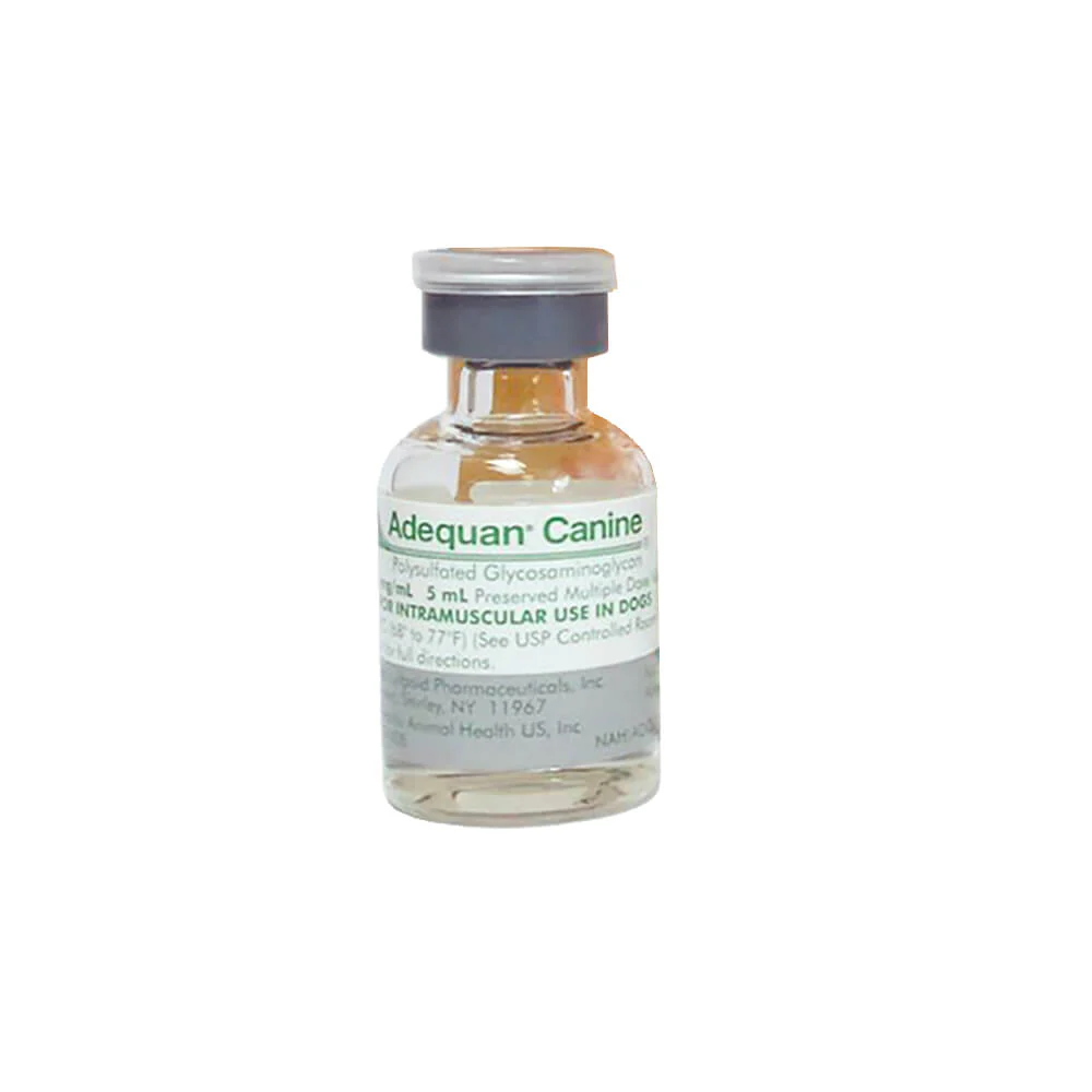 Rx Adequan Canine (polysulfated glycosaminoglycan) 100mg/ml x 5ml vial - Healthber