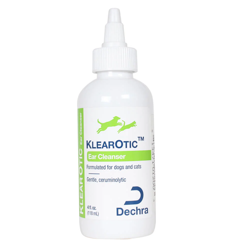 KlearOtic Ear Cleanser, Formulated for Dogs and Cats, 4 oz - Healthber