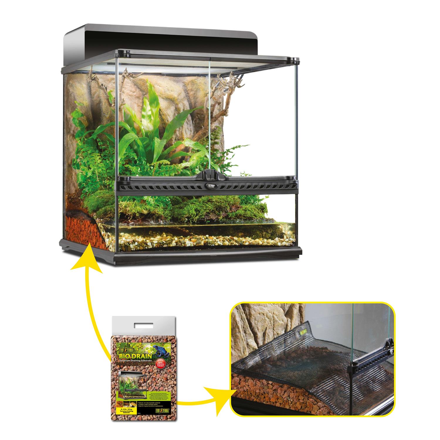 Exo Terra BioDrain Terrarium Draining Substrate - Healthber
