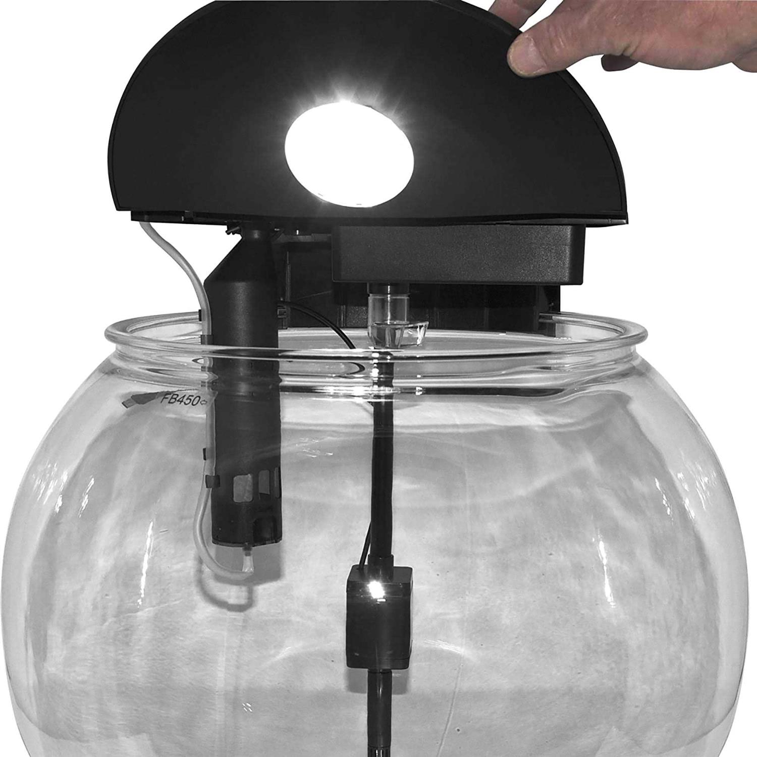 Penn-Plax AquaSphere 360 Polycarbonate Bowl-Shaped Aquarium 24 Gallons - Healthber