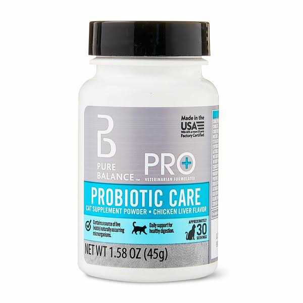 Pure Balance Pro Probiotics Care Cat Powder - Healthber