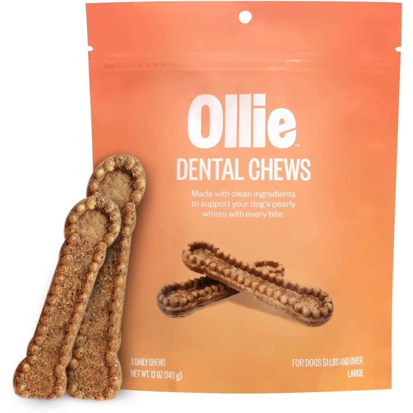 Ollie Dental Chews For Dogs Dog Breath Treats Dog Teeth Cleaning Treat - Healthber