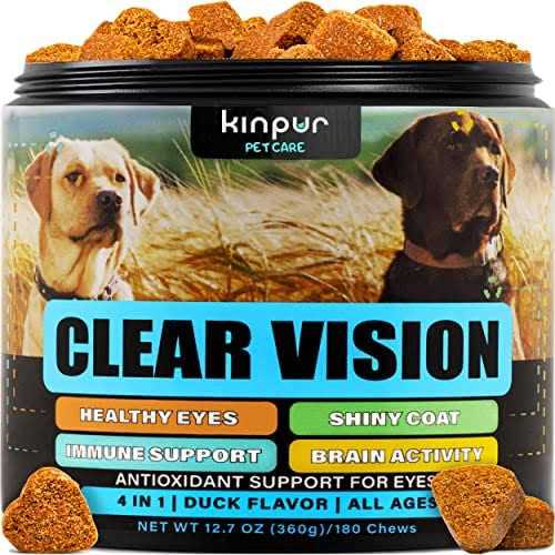 Eye Vitamins for Dogs Dog Vision Supplement for Tear Stains Dog Eye Care - Healthber