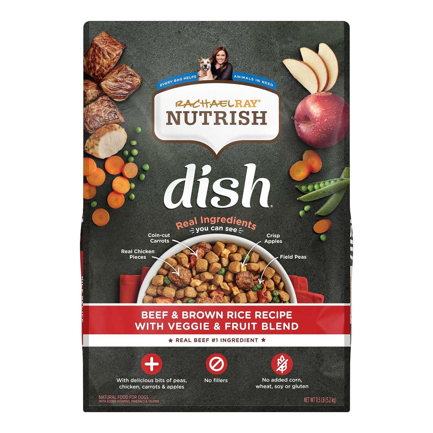 Rachael Ray Nutrish Dish Brown Rice Dog Food - Healthber