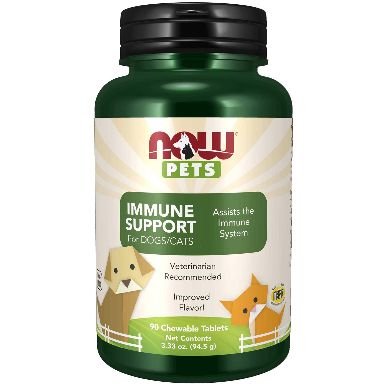 Now Pets Immune Support for Dogs-Cats - Healthber