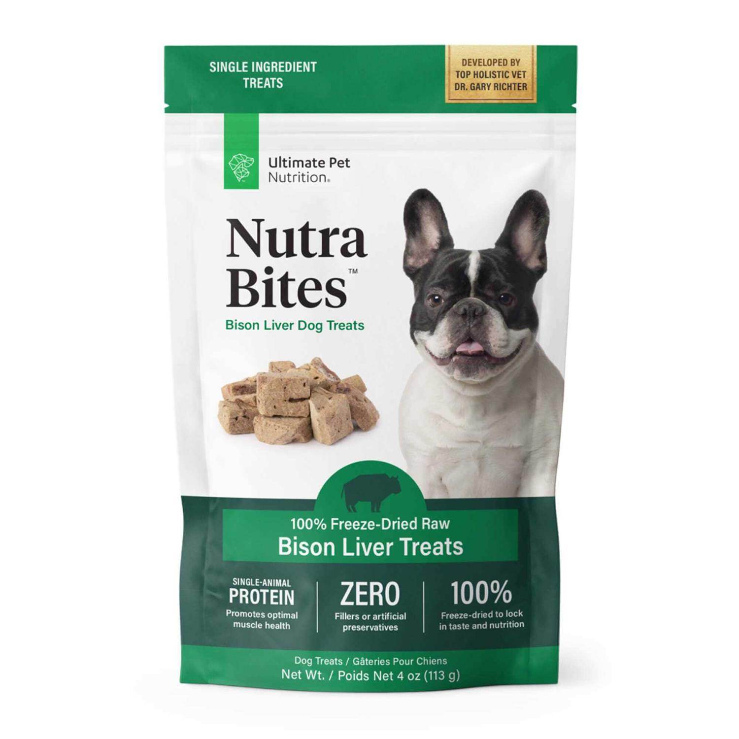 Ultimate Pet Nutrition Nutra Bites Liver Freeze-Dried Dog Treats - Healthber