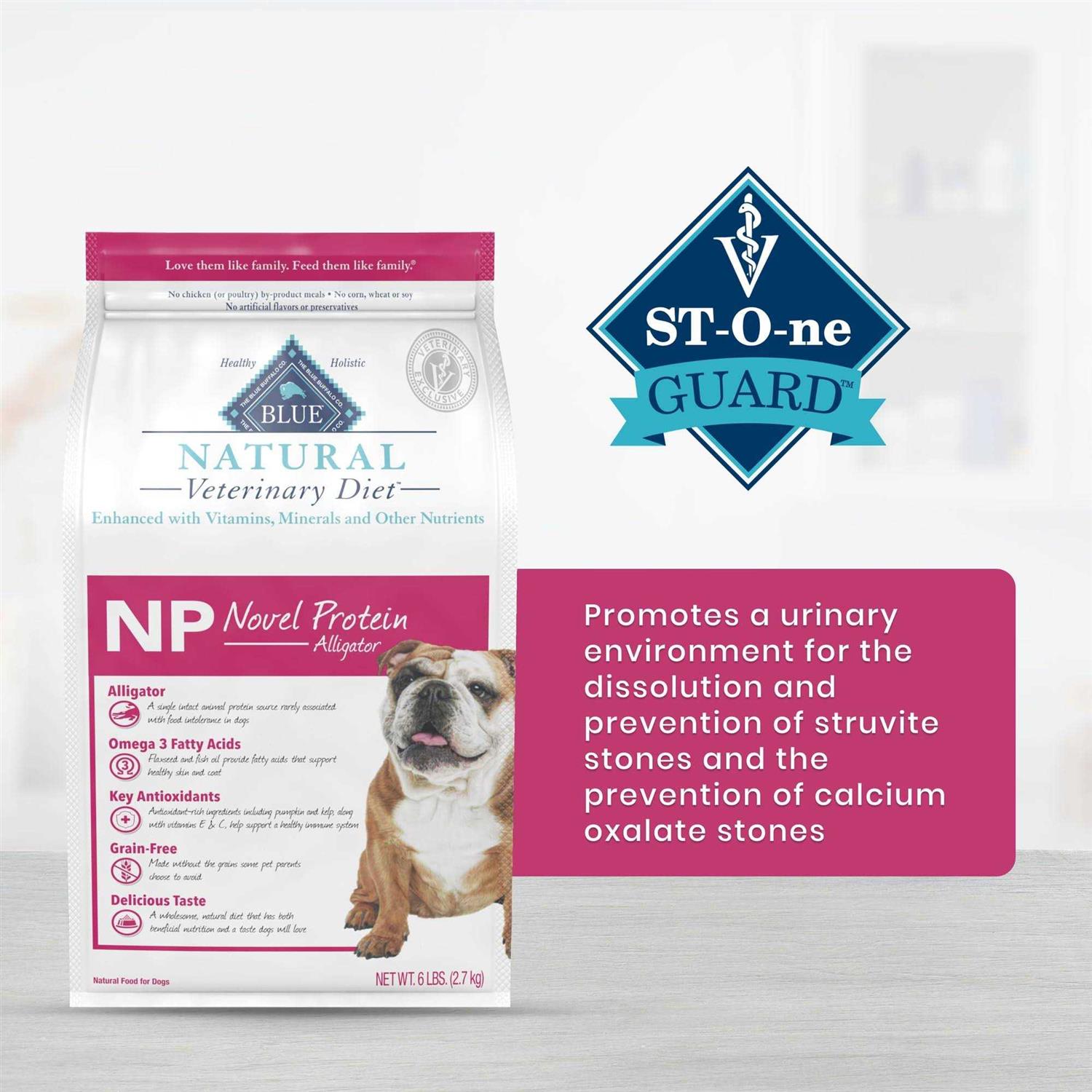 Blue Buffalo Natural Veterinary Diet NP Novel Protein-Alligator Dry Dog Food - Healthber