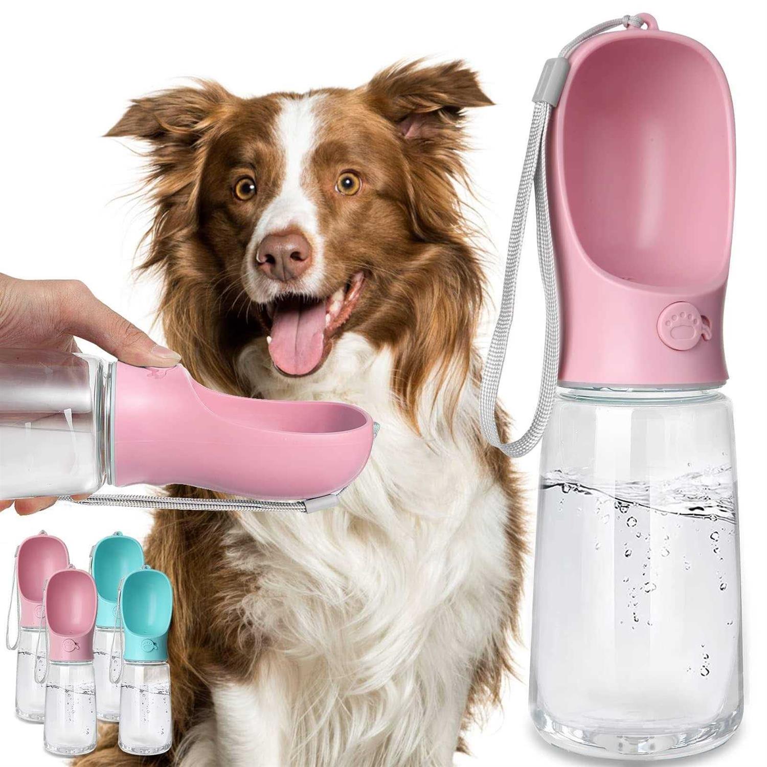 Kalimdor Dog Water Bottle Leak Proof Portable Puppy Water Dispenser with Drinking Feeder for Pets Outdoor Walking - Healthber