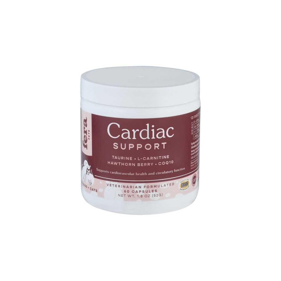 Fera Pet Organics Fera Pets Cardiac Support for Dogs + Cats - Healthber