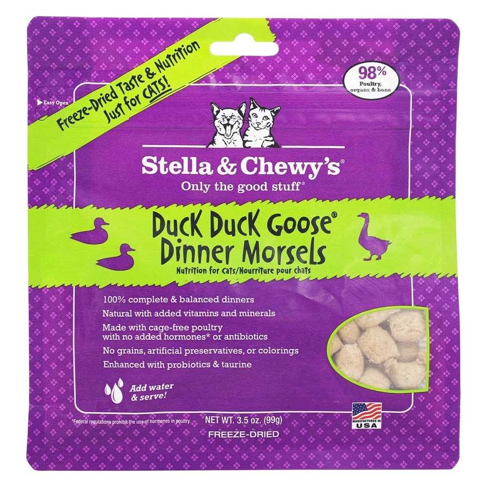 Stella & Chewy’s Duck Duck Goose Freeze Dried Dinner Cat Food - Healthber