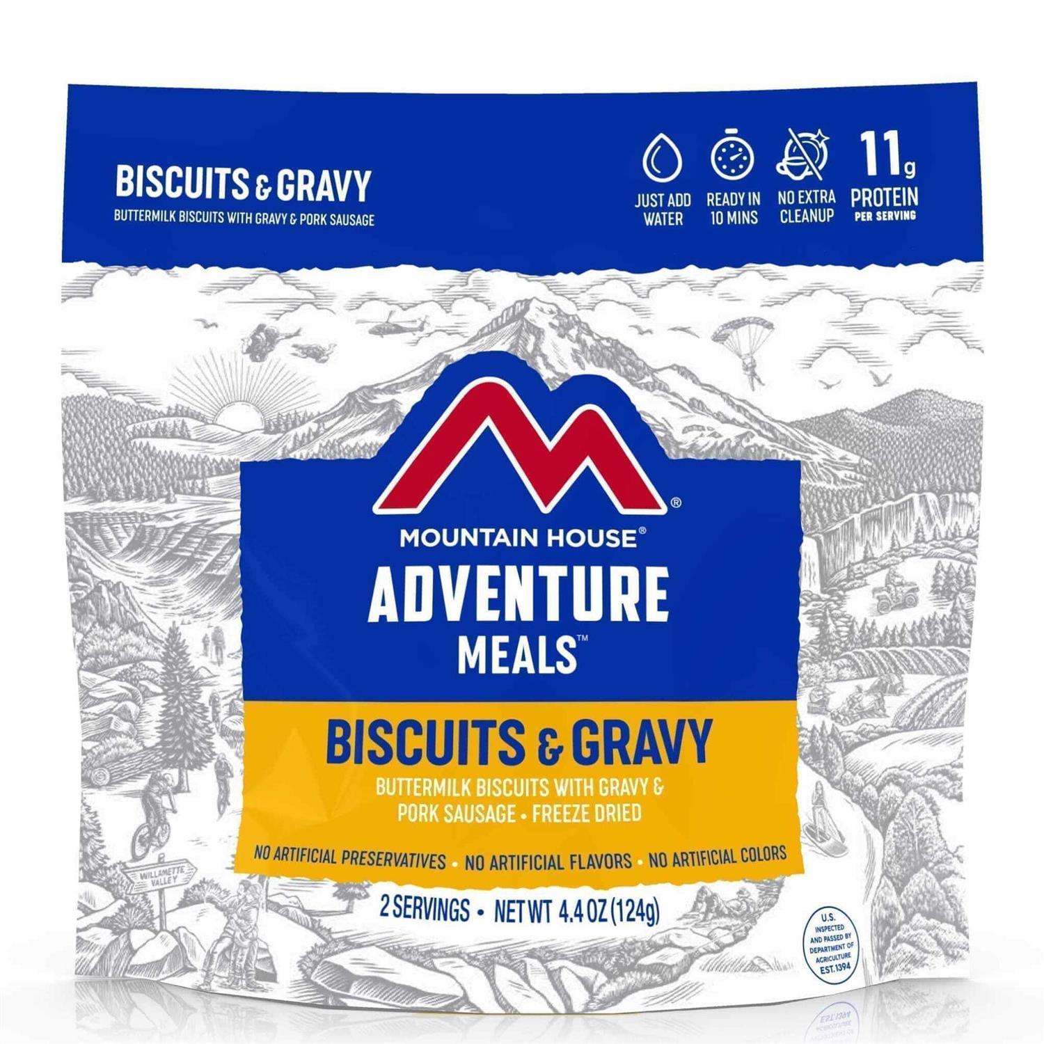 Mountain House Biscuits & Gravy - Healthber