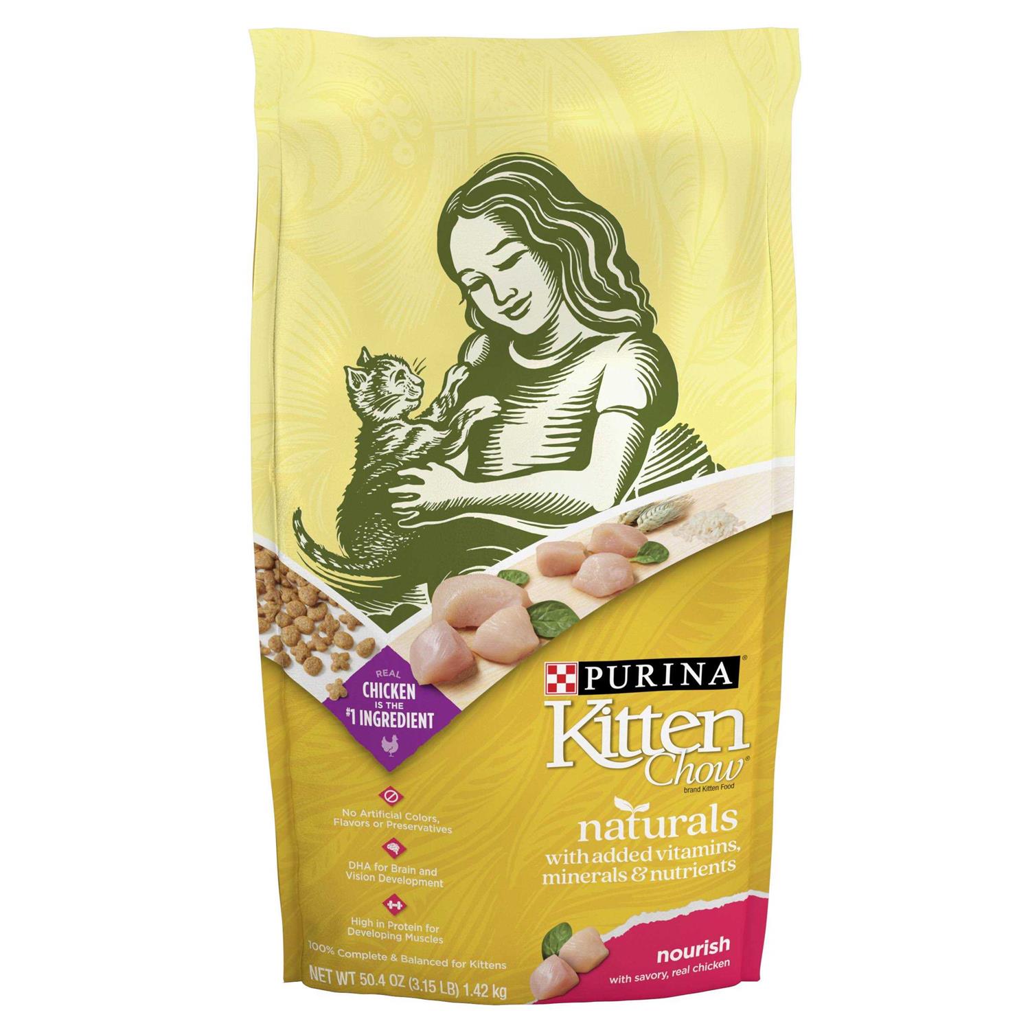 Purina Kitten Chow Naturals Cat Dry Food - Healthber