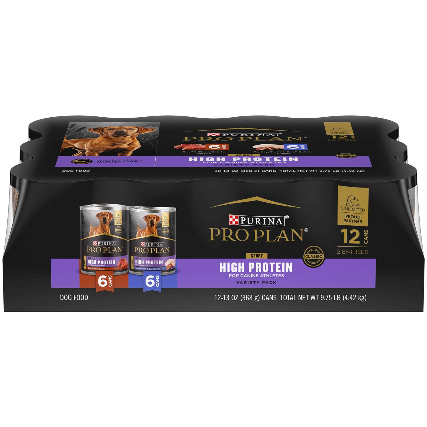 Purina Pro Plan Sport High Protein Variety Pack Wet Dog Food - Healthber