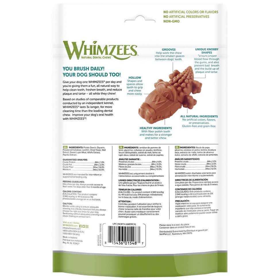 Whimzees Brushzees Dental Treats - Healthber