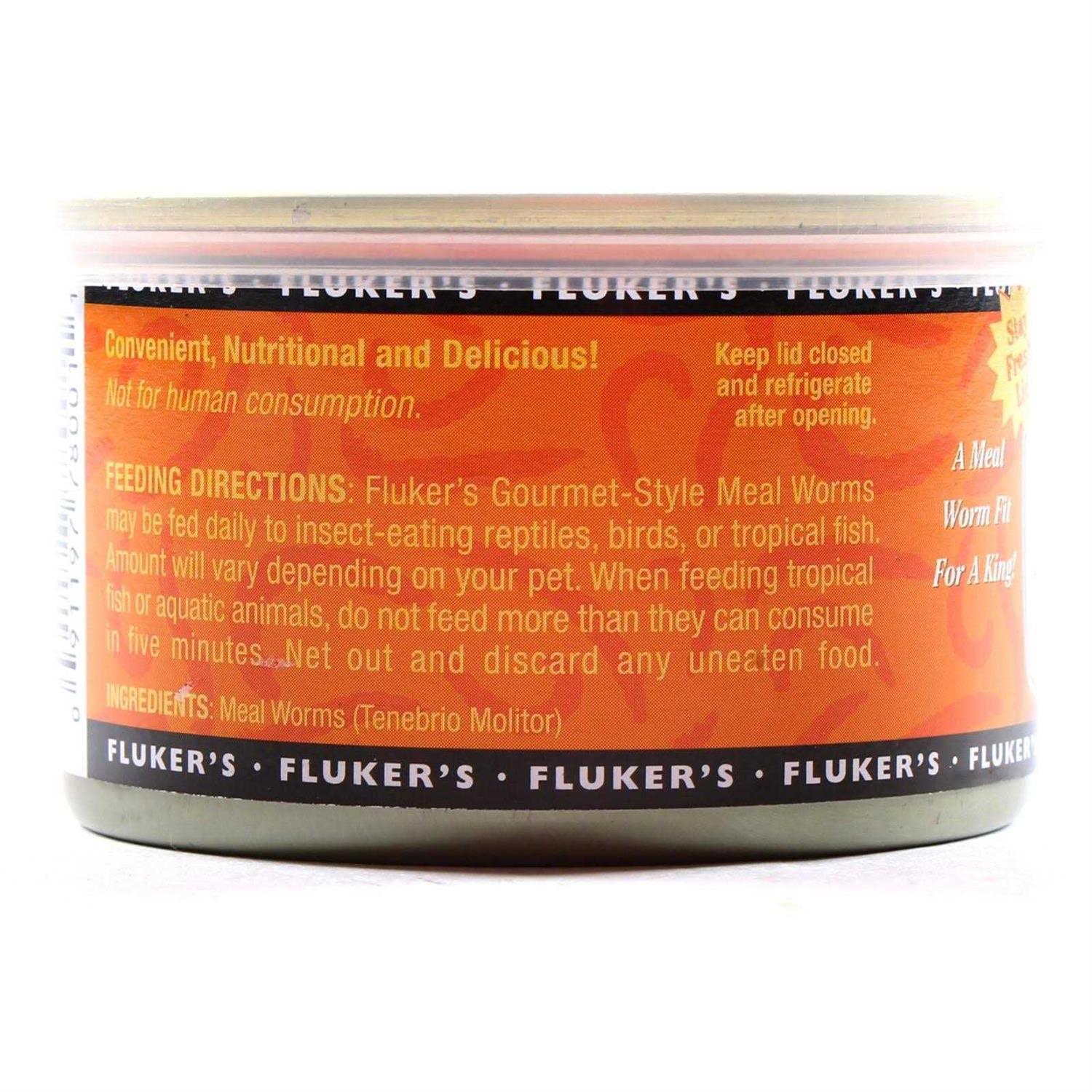 Fluker’s Gourmet Style Canned Mealworms - Healthber