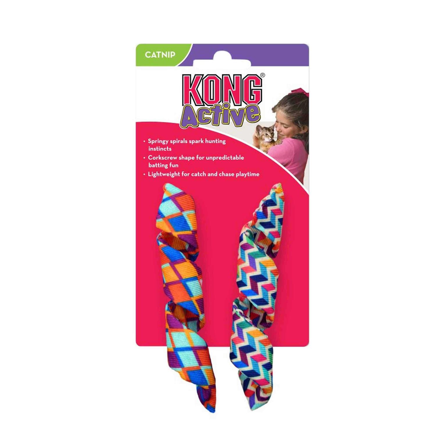 Kong Active Curlz Cat Toy - Healthber