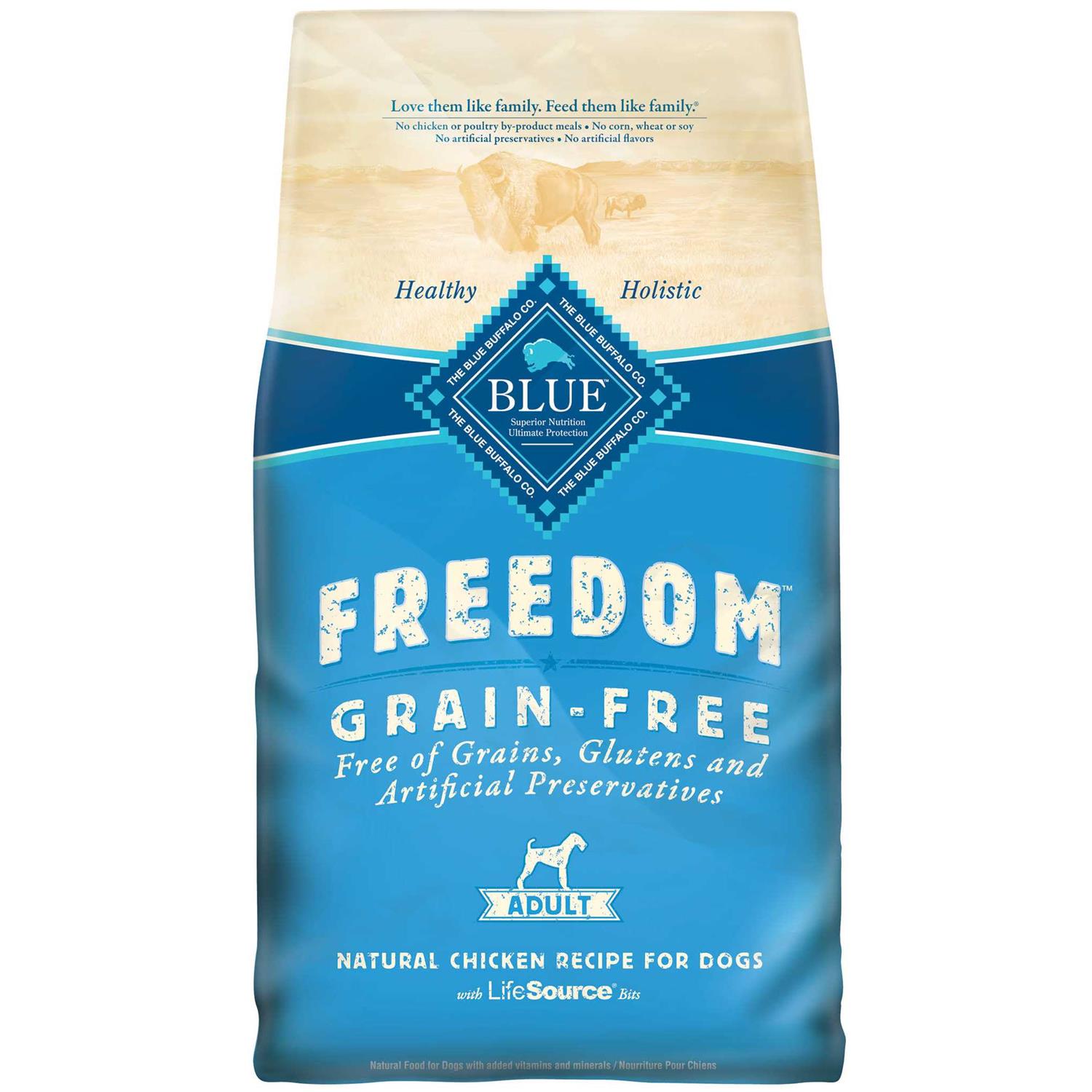 Blue Buffalo Freedom Adult Free Dog Food - Healthber