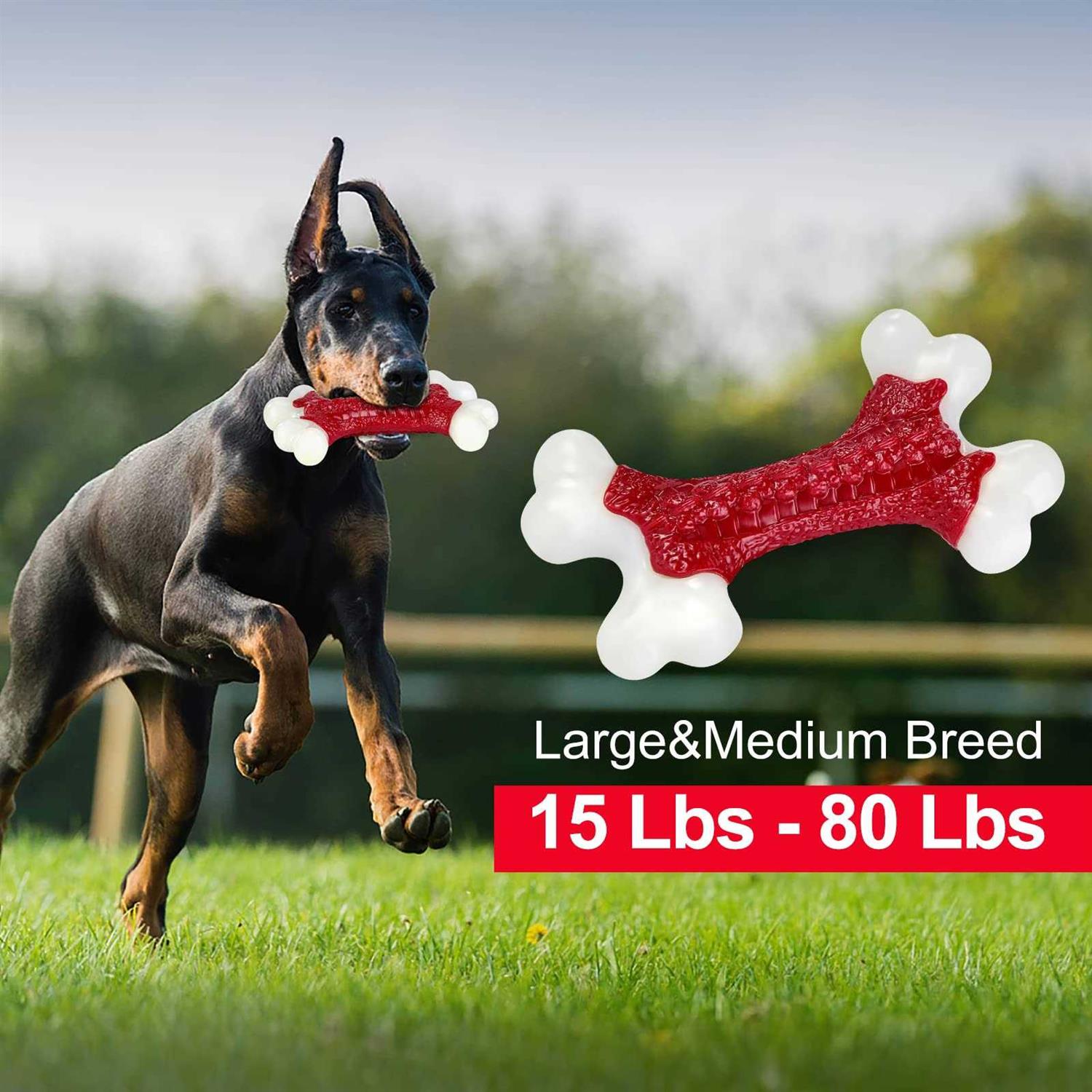 Kseroo Tough Dog Toys Toys for Aggressive Chewers Large Breed - Healthber