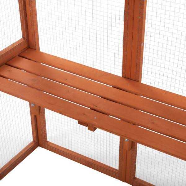 Coziwow Large Wooden Cat House Catio Enclosure - Healthber