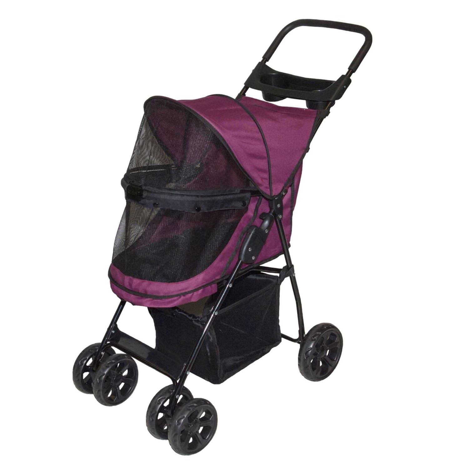 Pet Gear Happy Trails Lite No-Zip Pet Stroller - Healthber