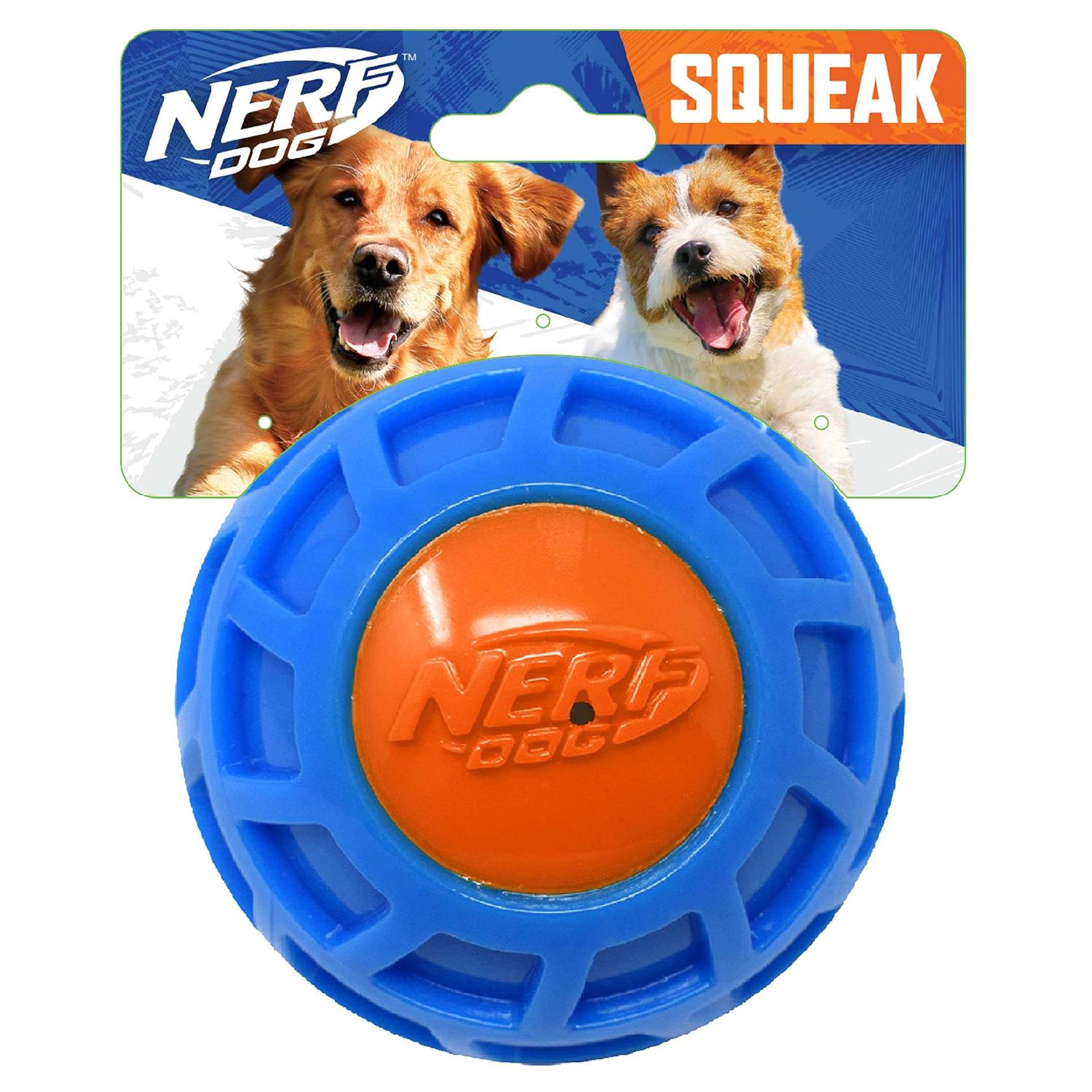 Nerf Dog TPR EXO Squeak Ball - Healthber