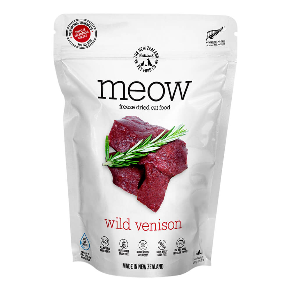Meow Wild Venison Freeze Dried Food - Healthber