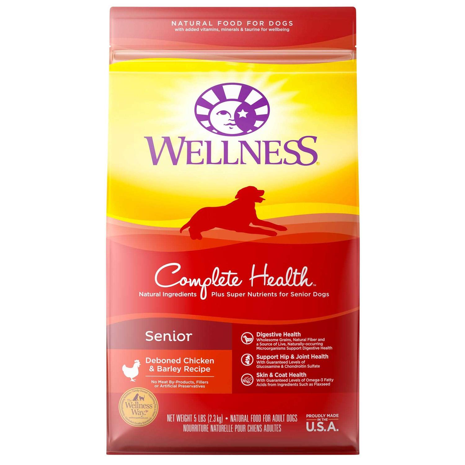 Wellness Complete Health Chicken Senior Dry Dog Food - Healthber