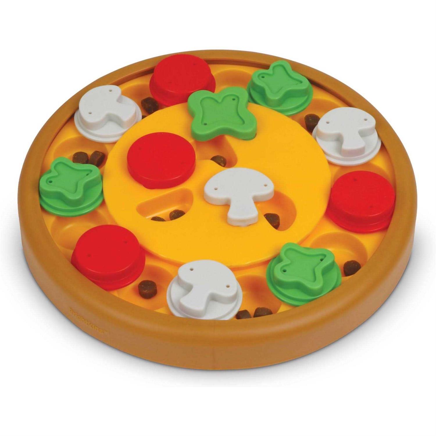 Brightkins Dog Pizza Treat Puzzle - Healthber