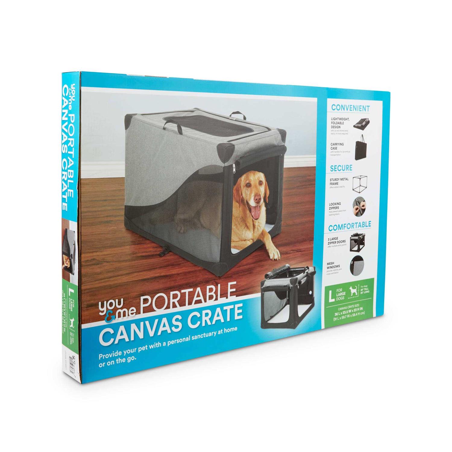 EveryYay Canvas Dog Crate - Healthber