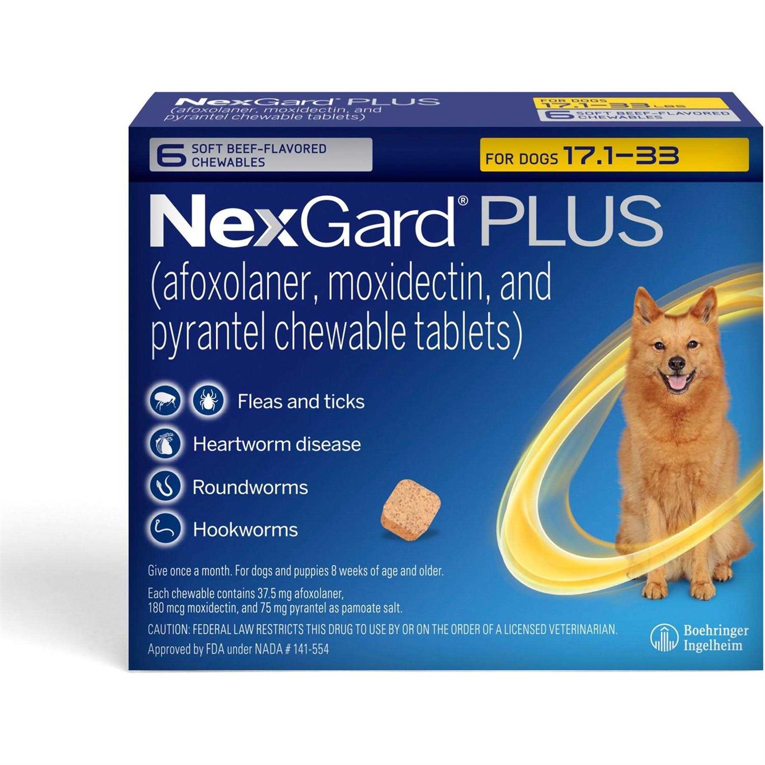 NexGard Plus Chew for Dogs - Healthber
