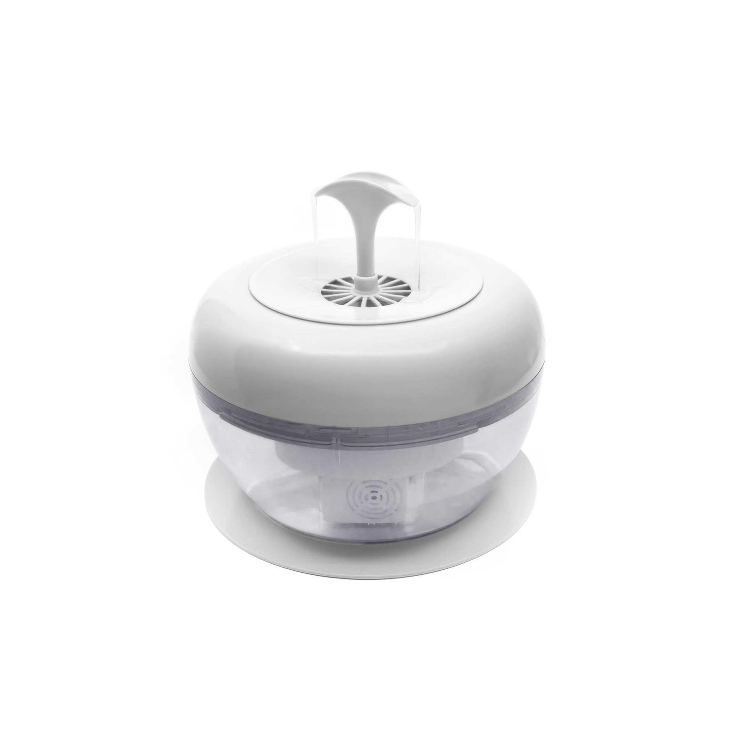 IntelliLeash PURRoducts Purrfect Water Fountain for Cats and Small Dogs with Premium 5-Layer Filter That Lasts Up To Two Months. Splash Free and Tip - Healthber