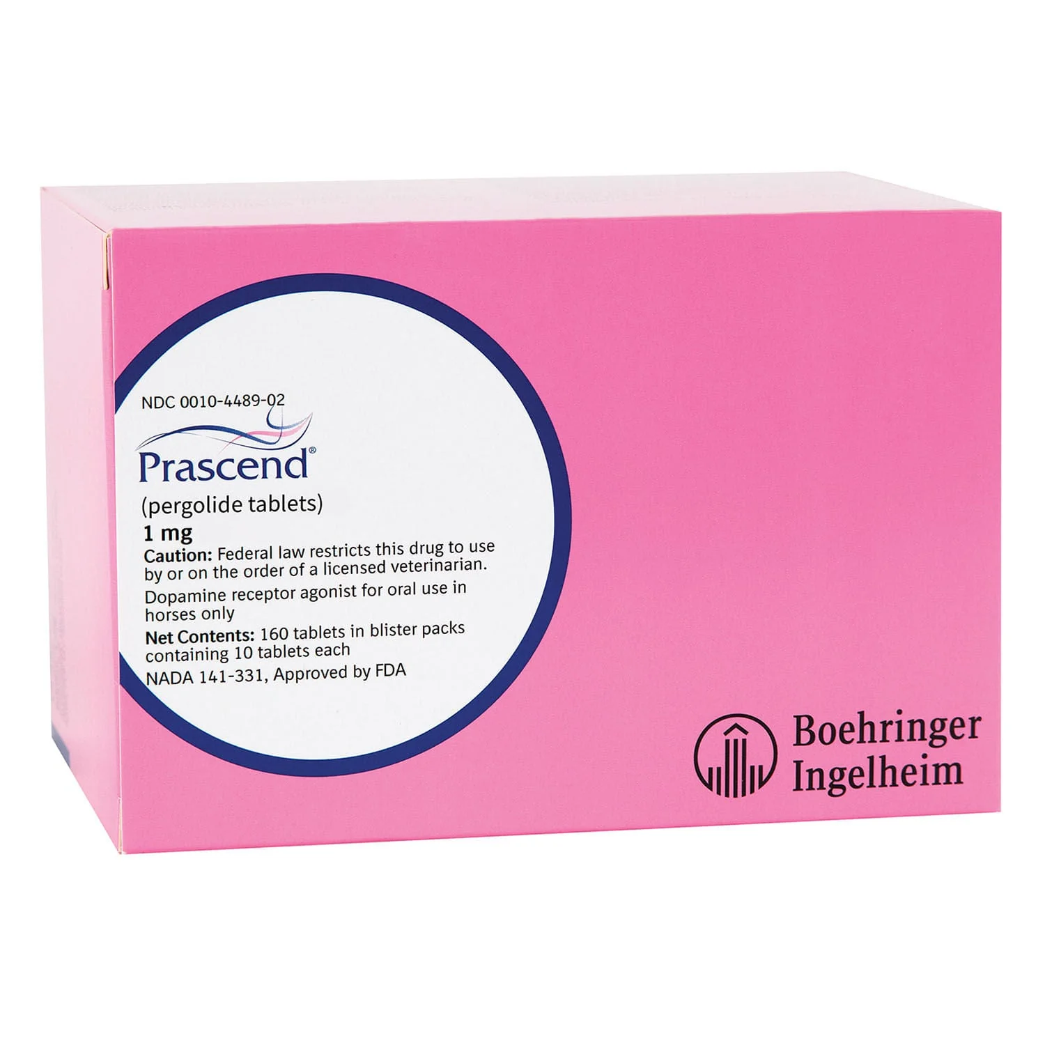 Rx Prascend (pergolide tablets) for Horses, 1 mg - Healthber