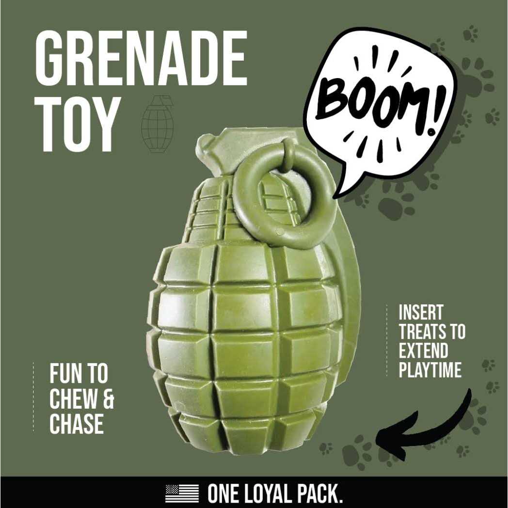 Operation Good Boy Grenade Dog Toy - Healthber