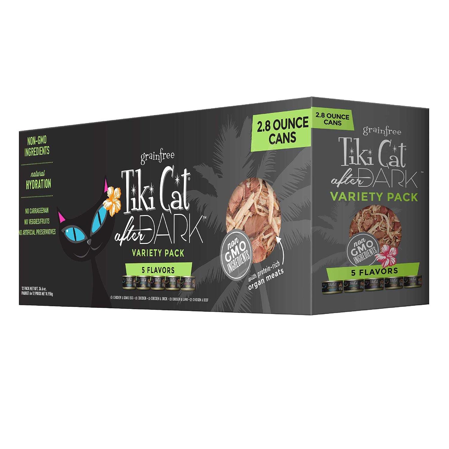 Tiki Cat After Dark Variety Pack Canned Cat Food - Healthber