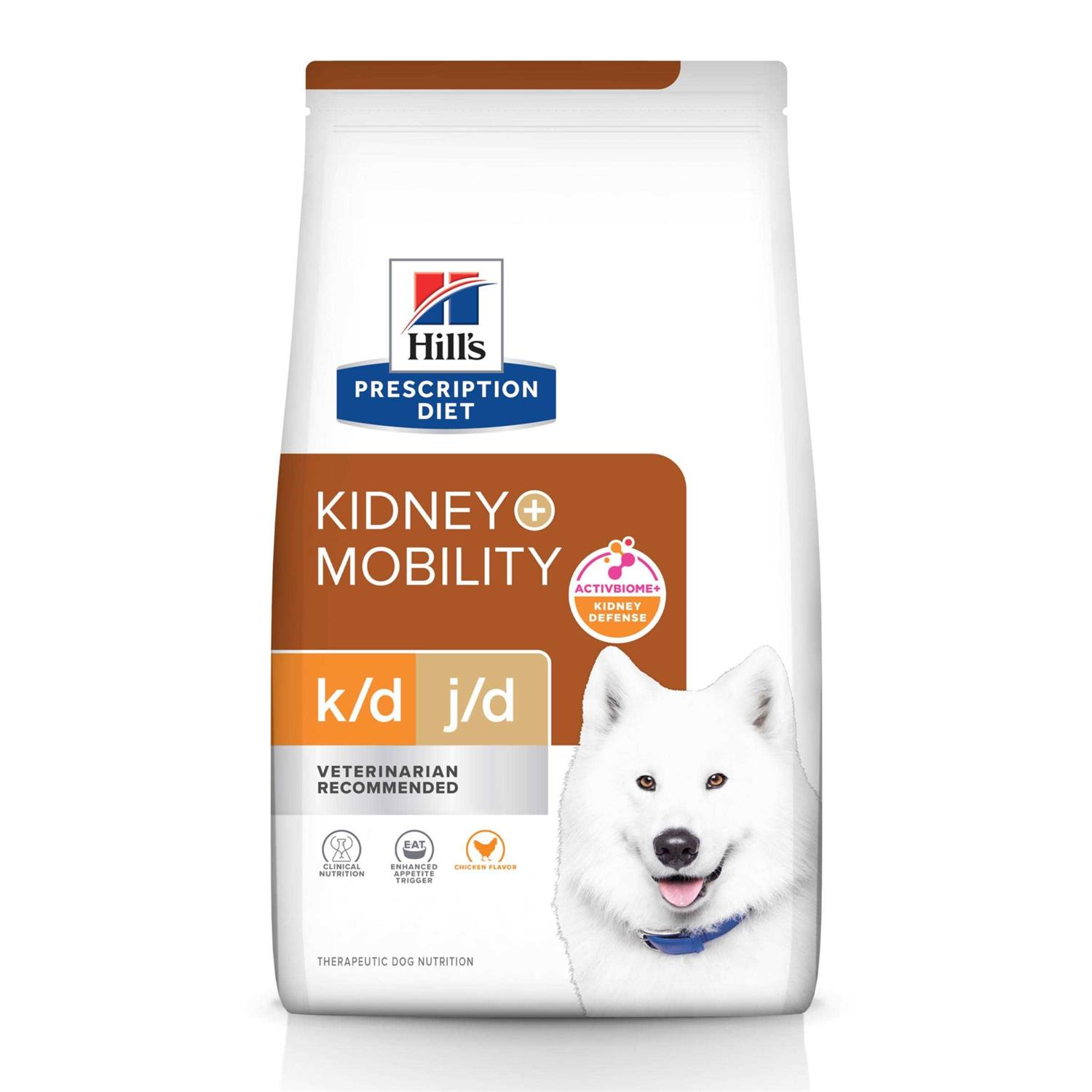 Hill’s Prescription Diet k/d Kidney Care + Mobility Chicken Dry Dog Food - Healthber