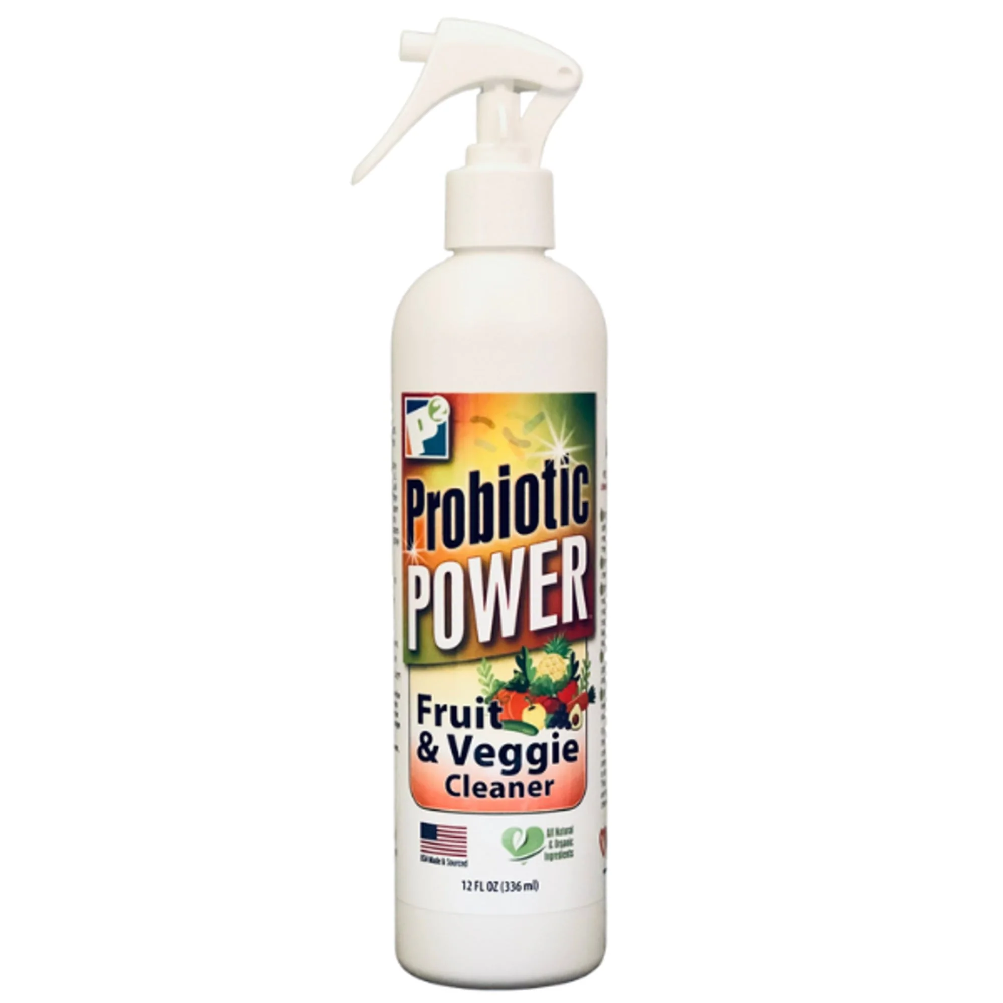 Probiotic Power Fruit & Veggie Cleaner, 12 oz - Healthber