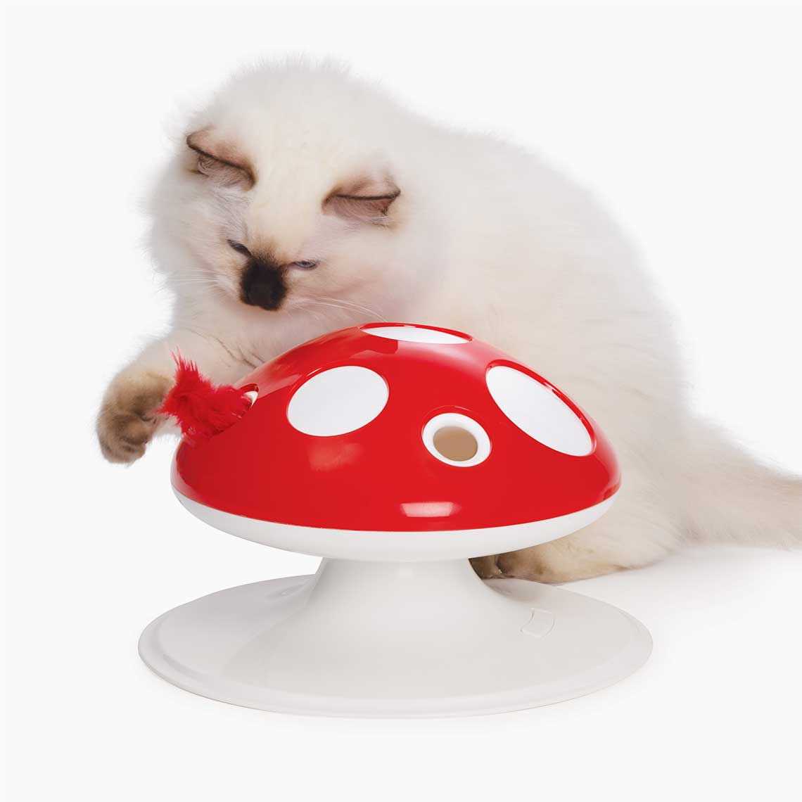 Catit Senses Mushroom Interactive Cat Toy - Healthber