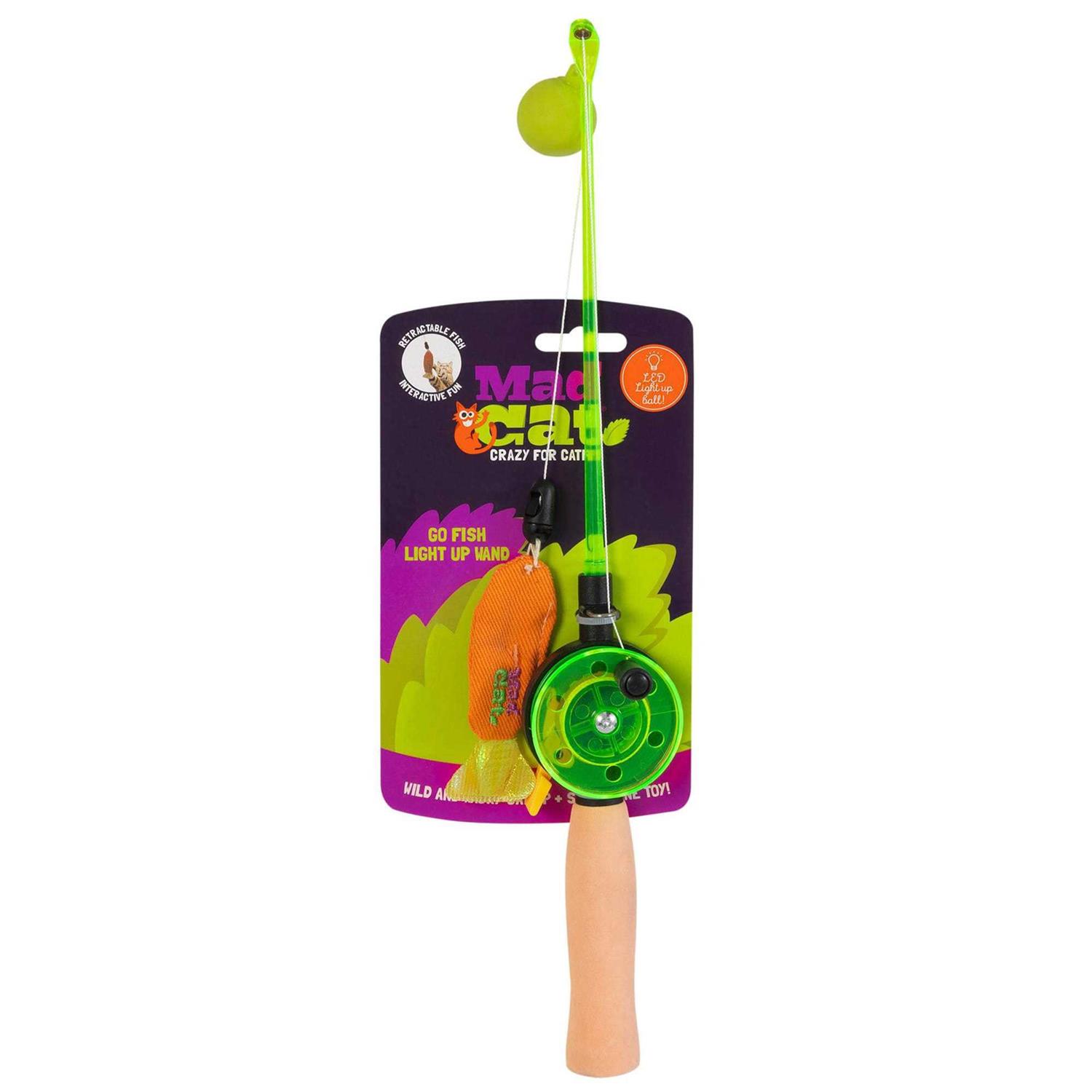 Mad Cat Fishing Pole Frenzy Cat Toy - Healthber