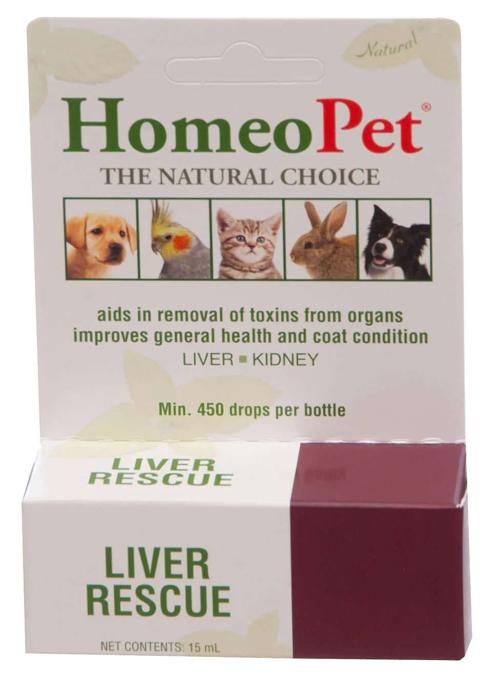 HomeoPet Liver Rescue, 15 mL - Healthber