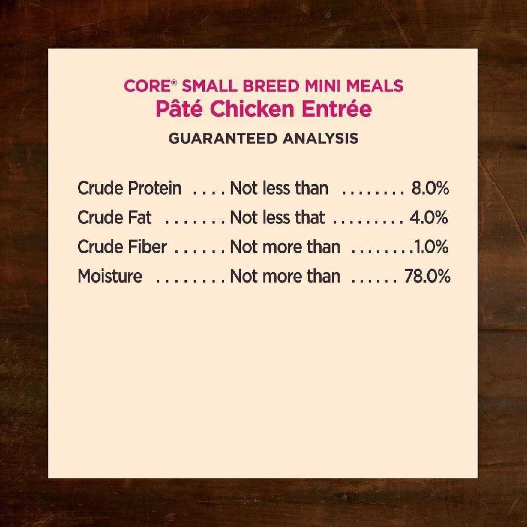 Wellness Core Natural Grain Free Small Breed Mini Meals Wet Dog Food - Healthber