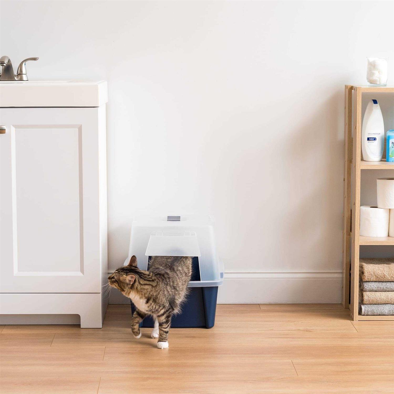 Iris USA Large Hooded Litter Box - Healthber