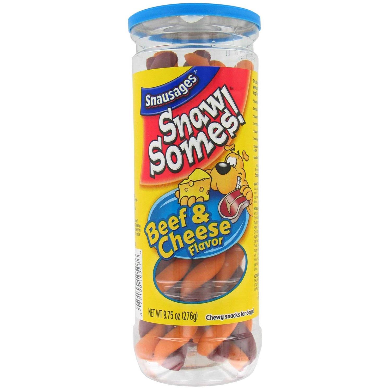 Snausages Snaw Somes! Beef and Cheese Treats - Healthber