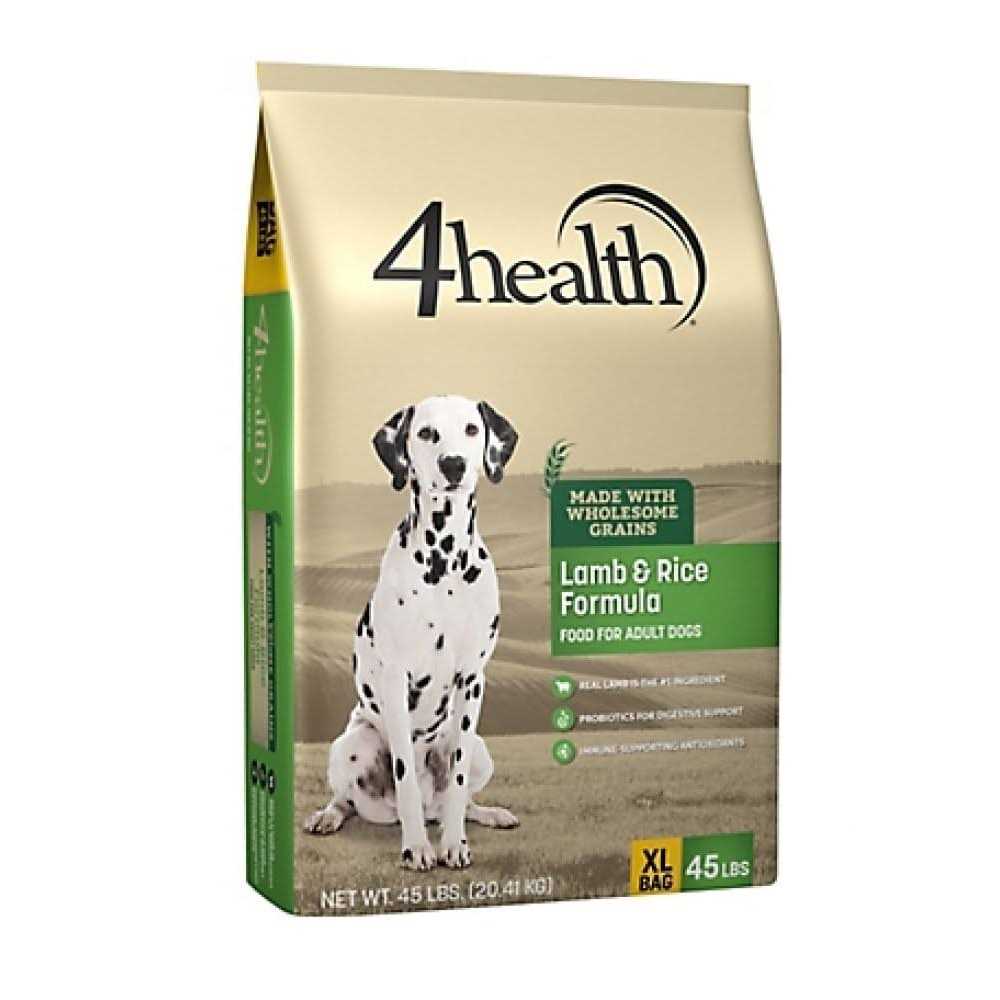 4health Wholesome Grains Adult Lamb and Rice Formula Dry Dog Food - Healthber